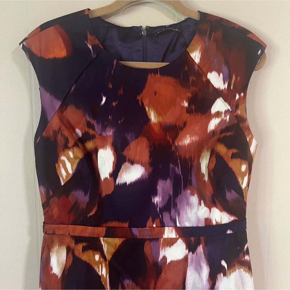 NWOT Elie Tahari Chili Violetta Jamie Sheath Dress Size 6 - Picture 4 of 10